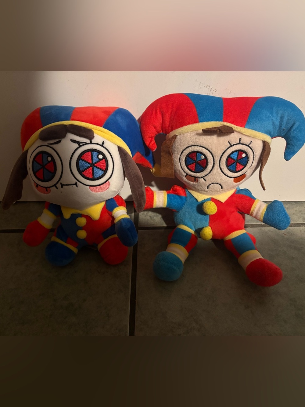 2 digital circus Plush Jester Doll Toy plush 12”